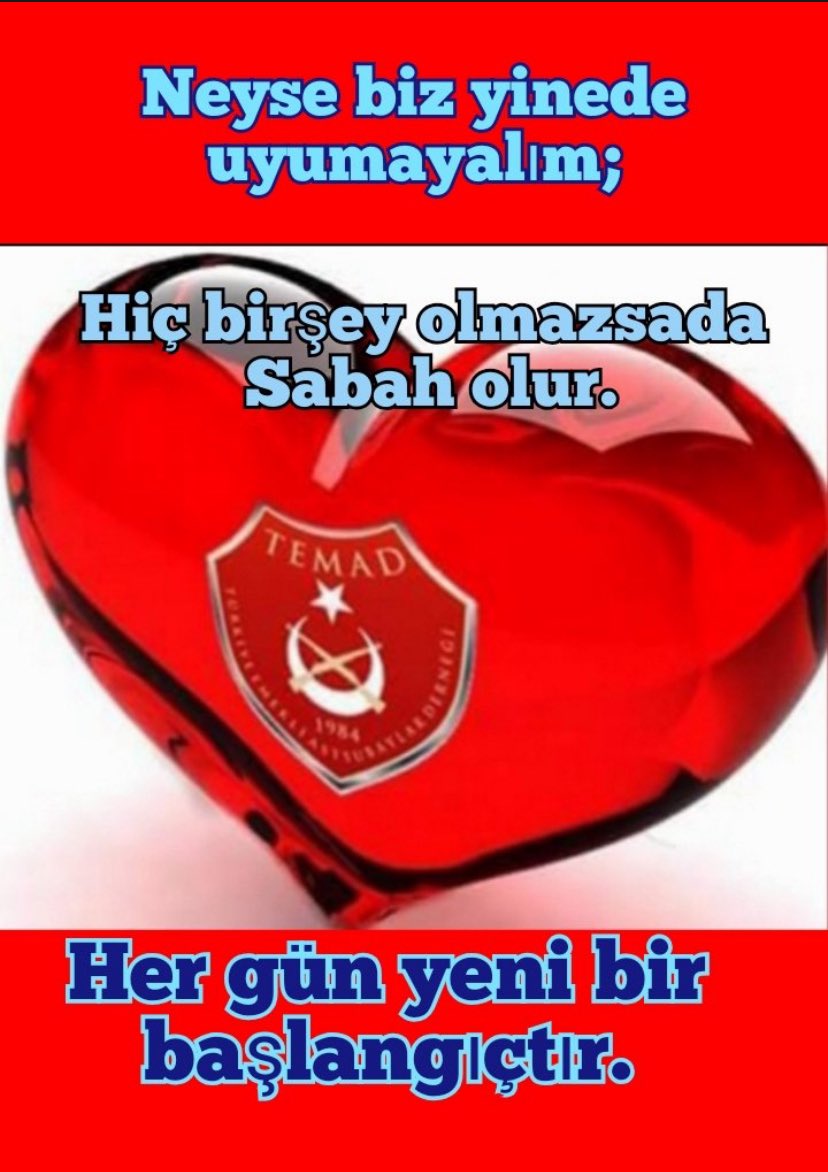 #GeceyeBirNot
Astsubaylar bugün tek yürektir! YARINDA tek yürek olarak EMEKLİ ASTSUBAYLAR Kaybedilmiş kazanılmış haklarını tekrar alıncaya kadar ❤️TEK YÜREK OLACAKLARDIR.❤️
<a href="/asbcalistayi/">Astsubaycalistayi</a> 
<a href="/AstsubayBurada/">Büyük Astsubay Platformu</a> 
<a href="/nevzatyuksel2/">Nevzat Yüksel</a>