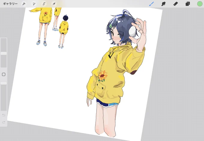 パーカーの主張強くて良いです 