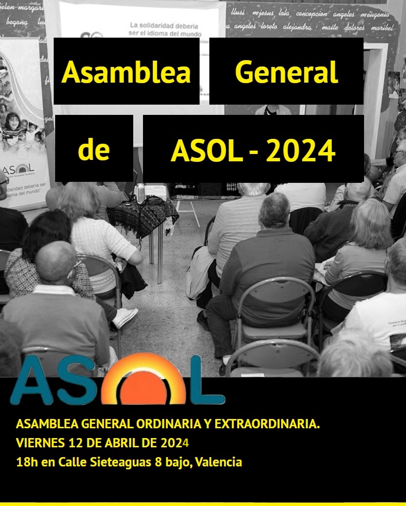 Viernes 12 de abril a las 18h en Calle Sieteaguas 8bj, Valencia