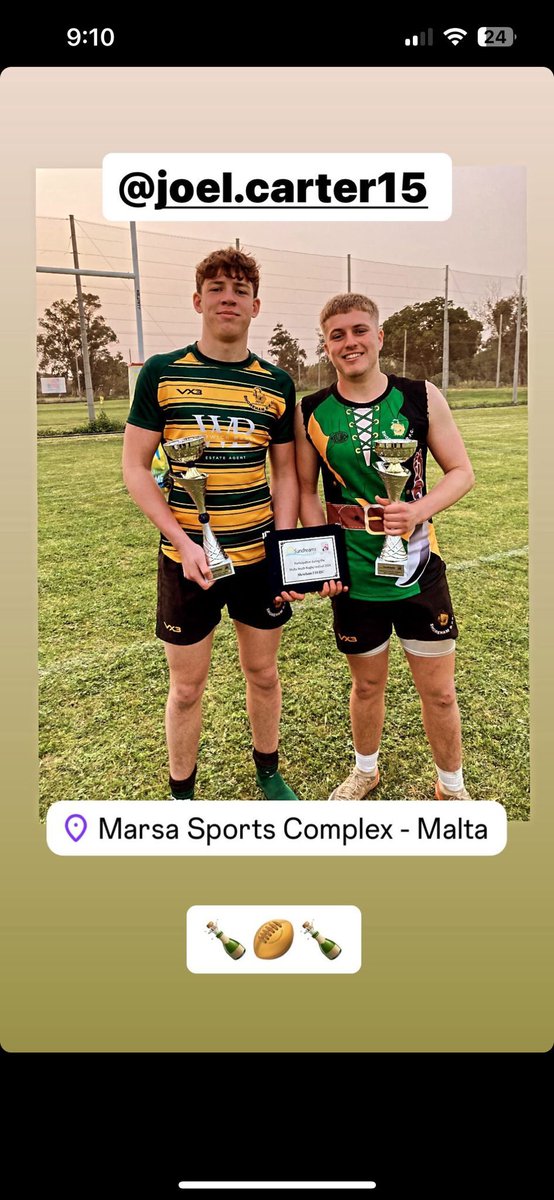 Great to see the senior Colts ripping it up in Malta on their colts tour. 4 played 4 won Up the Ham 🍖🍖🍖