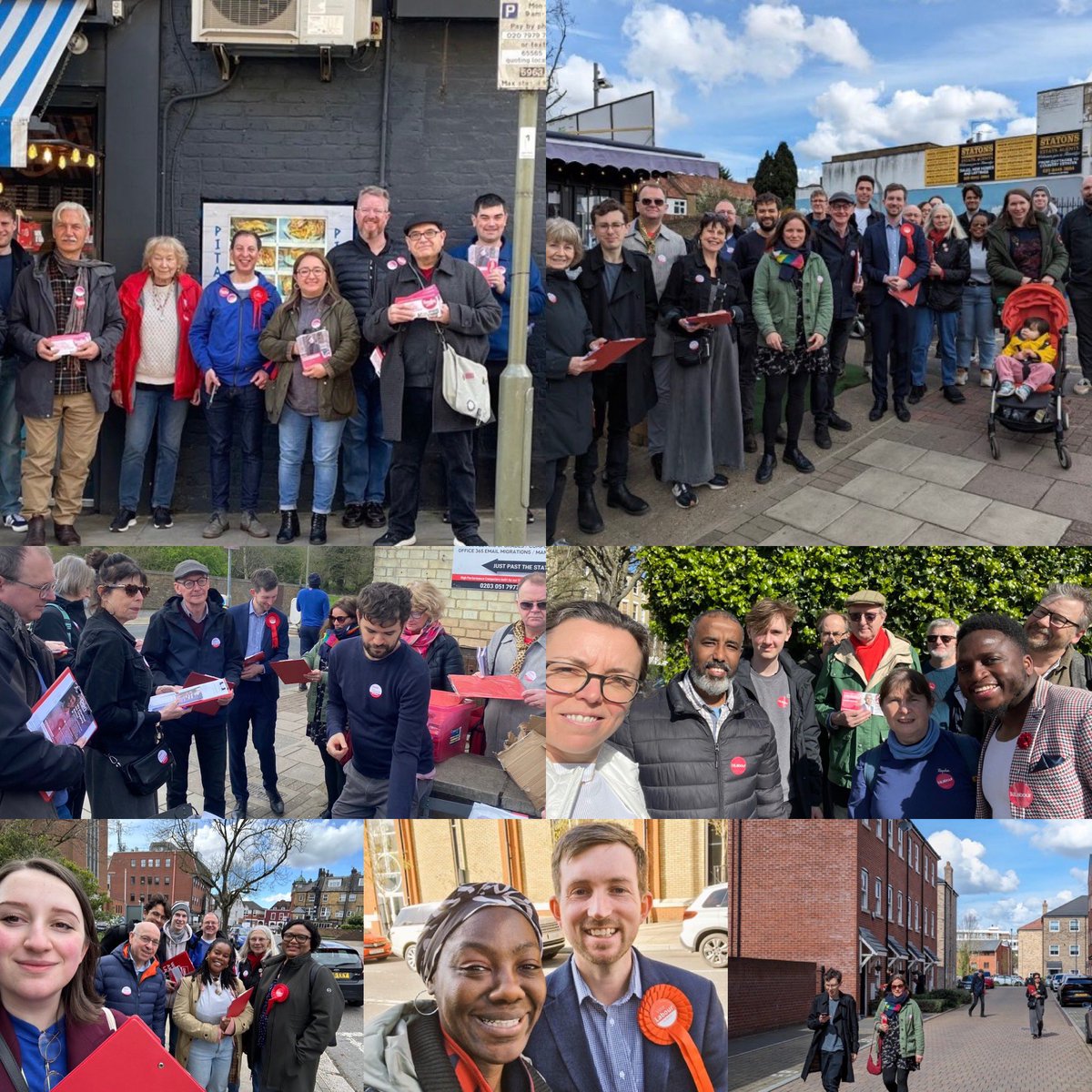 Thanks to all the teams out today across Barnet & Camden supporting @SadiqKhan & I along with our brilliant Parliamentary & Assembly list candidates. Teamwork is dream work 🌹