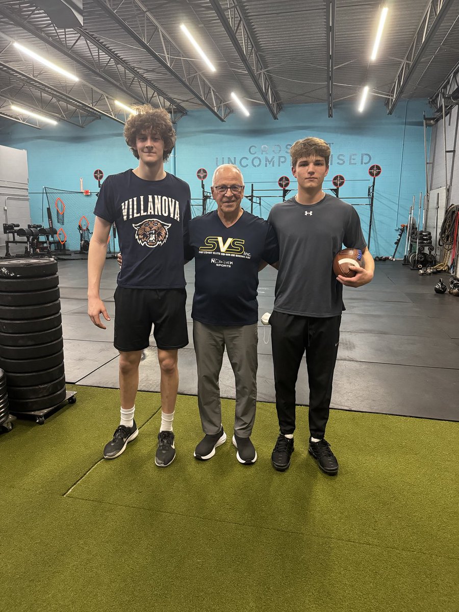 Excellent workout today with Blake Schwartz and Haines Robitzer from North Carolina.