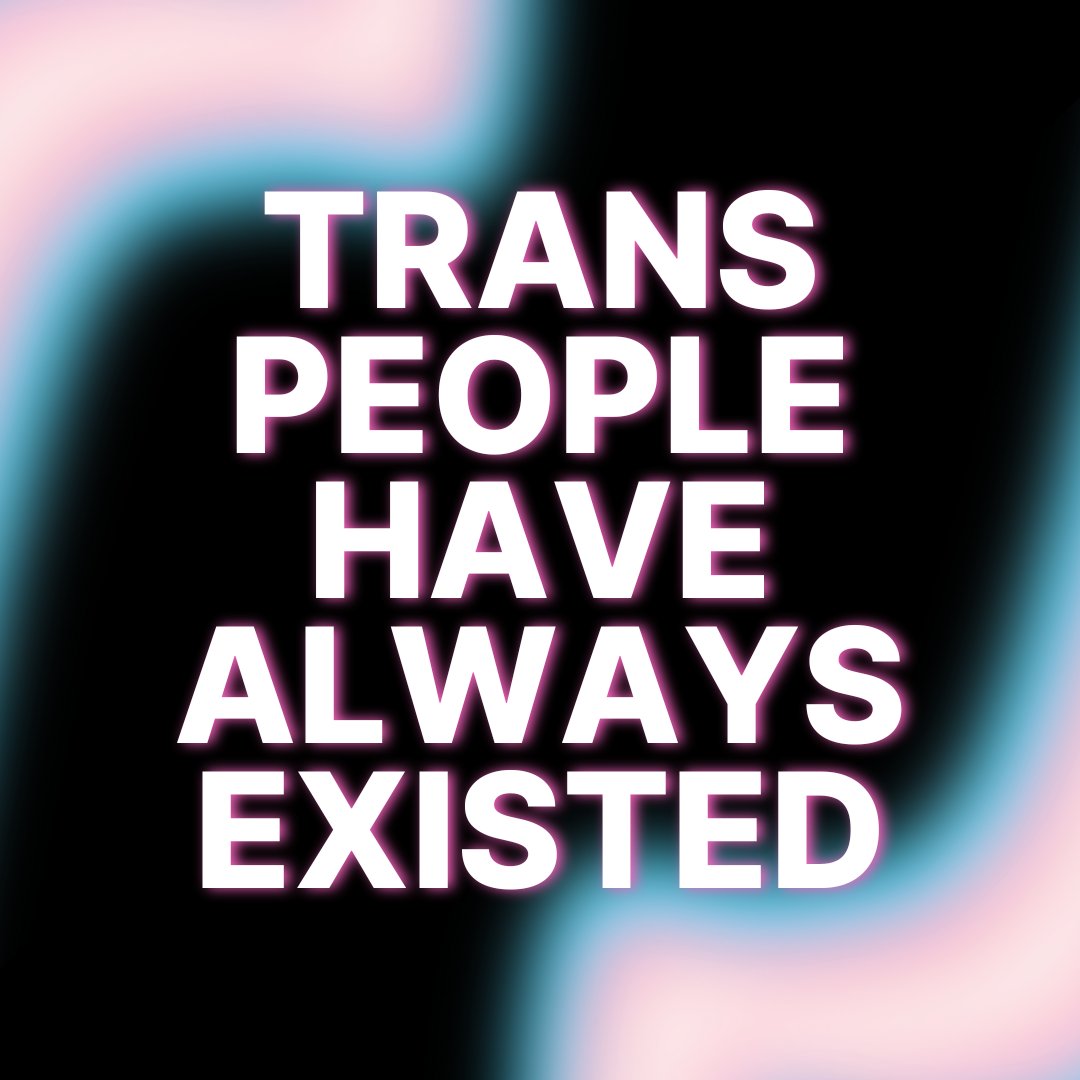 Trans people are, and have always been, a part of this world. Celebrate trans people today and every day! #TDOV