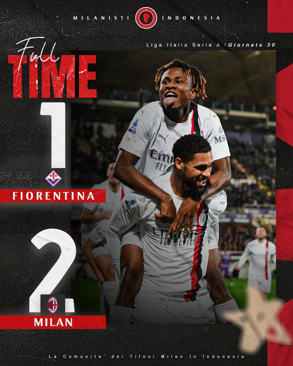 Menjauh dari Juventus, 3 poin lagi! Forza Milan!