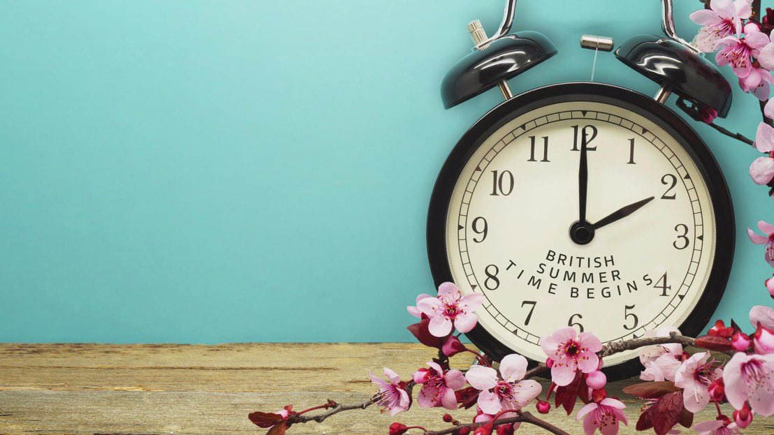 ⏰️Don't forget clocks 'spring' forward an hour tonight! #clocksgoforward