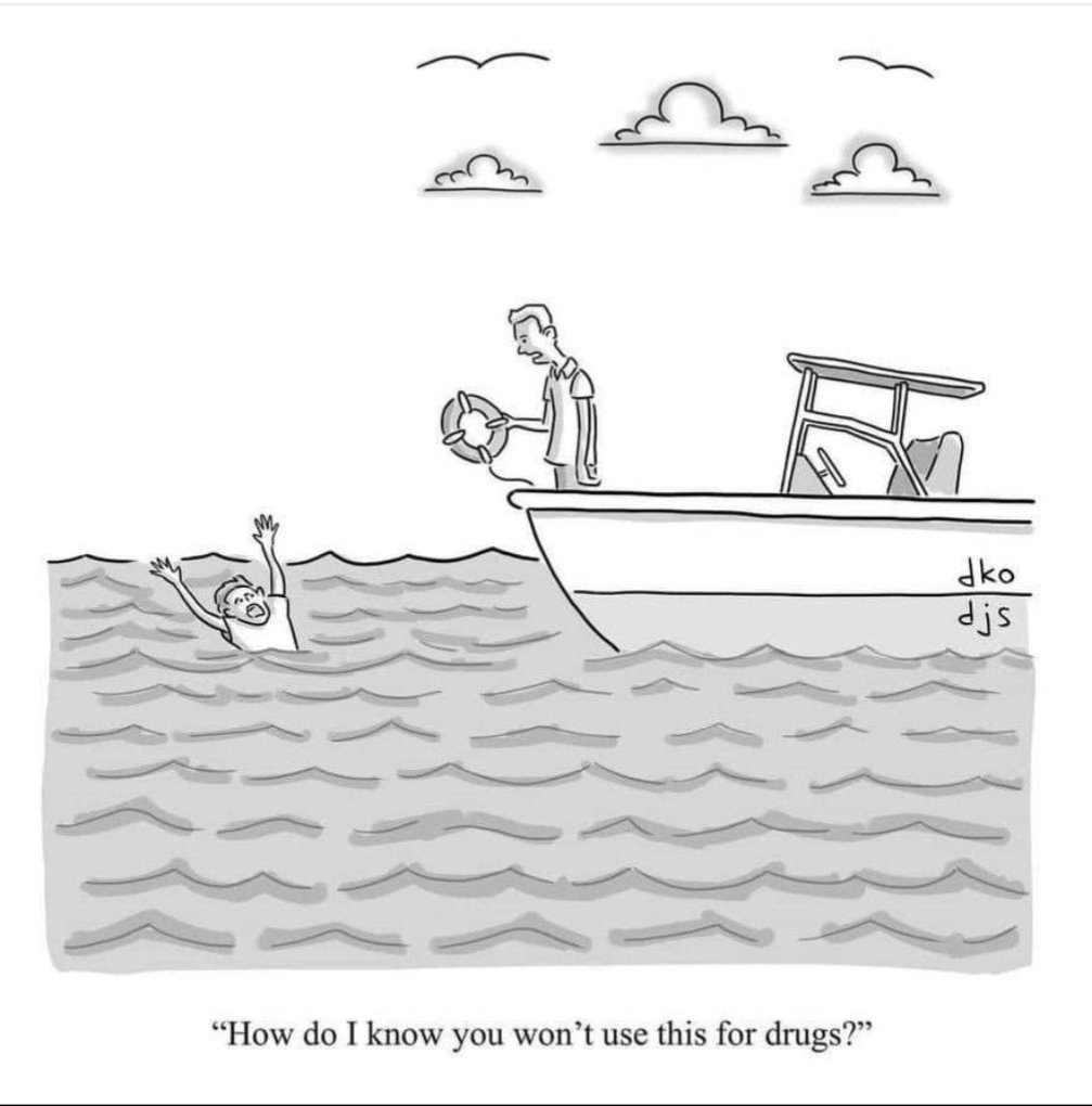 Anti-harm reductionists in one pic.