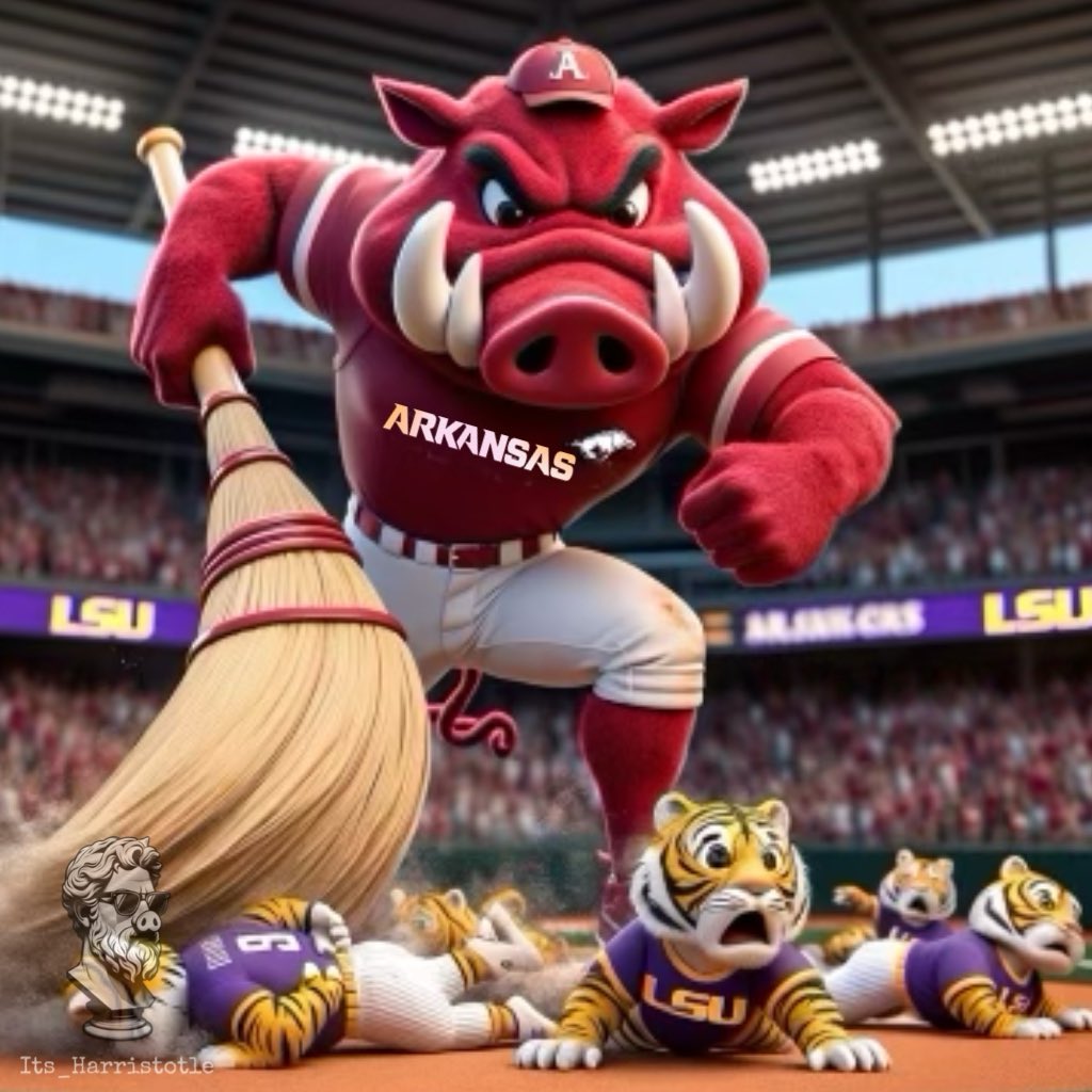 THATS AN ARKANSAS SWEEP HOG FANS!!!!!