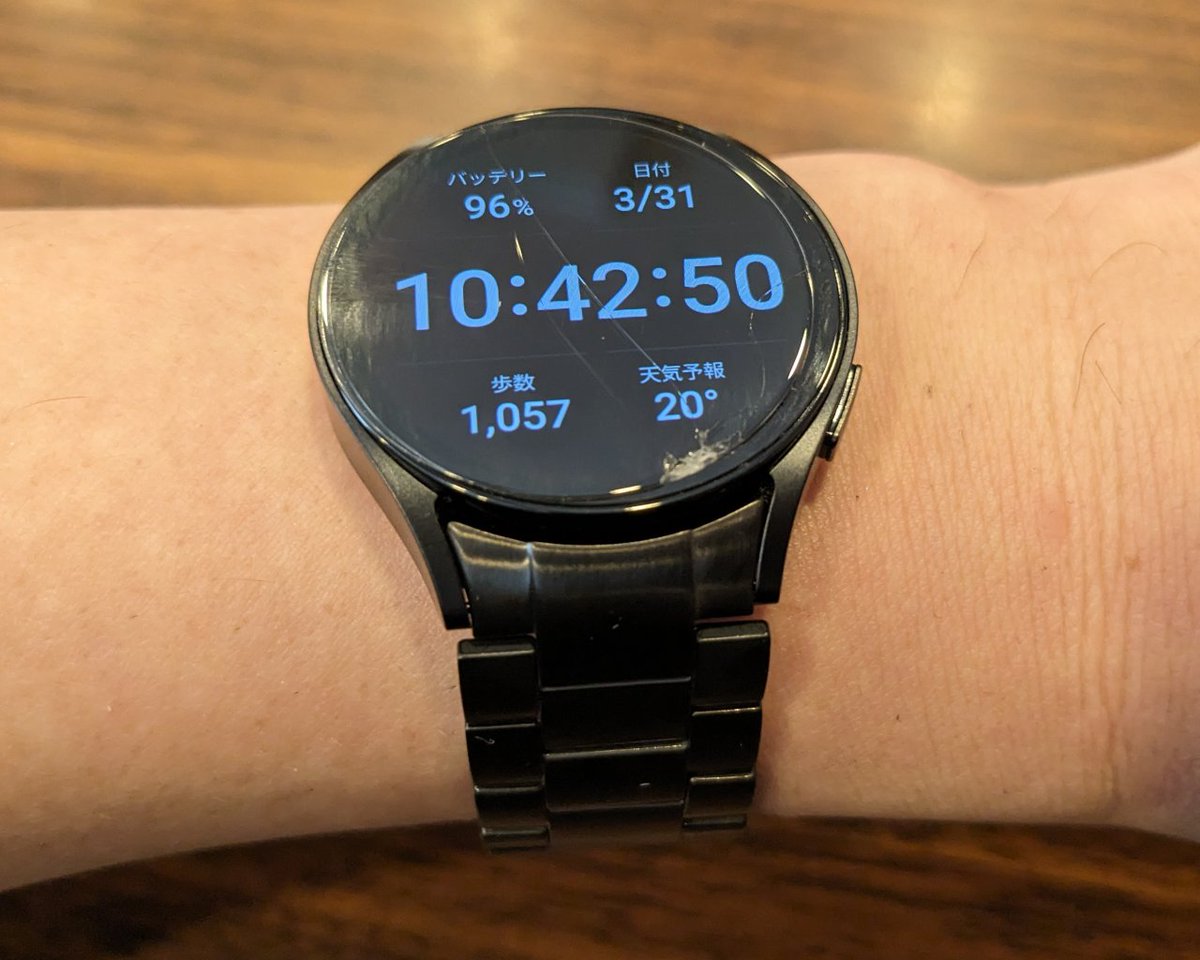 時計のバンド変えてみた。
#GalaxyWatch6