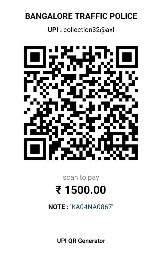che_suhas's tweet photo. @blrcitytraffic I rec'd a call from a scamster claimin he is a traffic cop askin me 2 pay all my fines on car. He even shared all photos and QR code and exact violations. I wonder hw he evn got all this data? Wat's really happenin? His no. +918688966316 @publictvnews @tv9kannada https://t.co/ZkolgOnAXS
