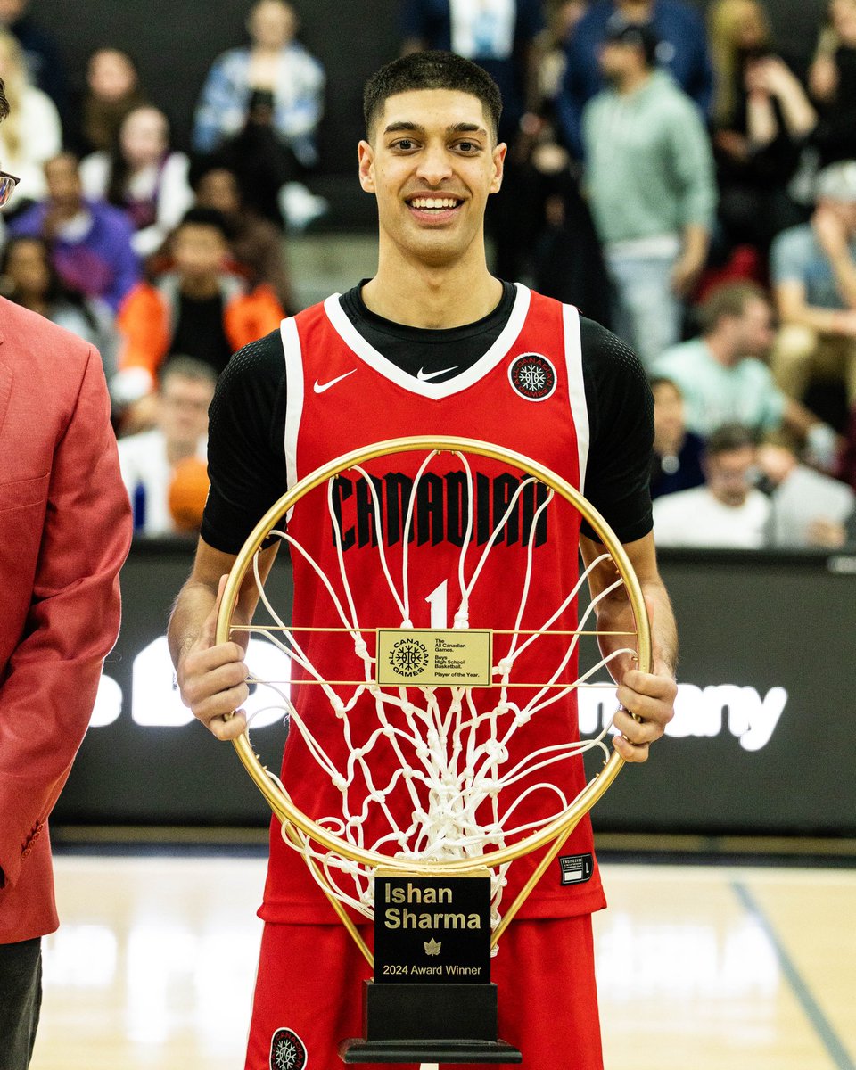Congratulations to our very own Ishan Sharma ( <a href="/Ishan_sharma0/">Ishan.S</a> ) on winning The Canadian National Player of the Year at the All Canadian Game ( <a href="/AllCanadianGame/">CWENCH All Canadian Games</a> ) 🏆 🔴🔴⚪️⚪️
