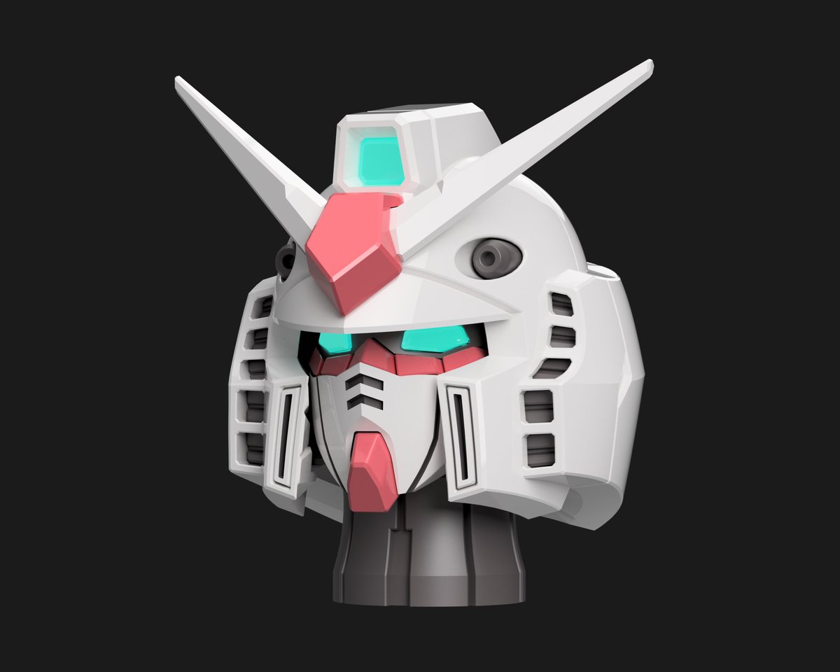 Part consolidation for the Gundam's head😇 #ガンダム