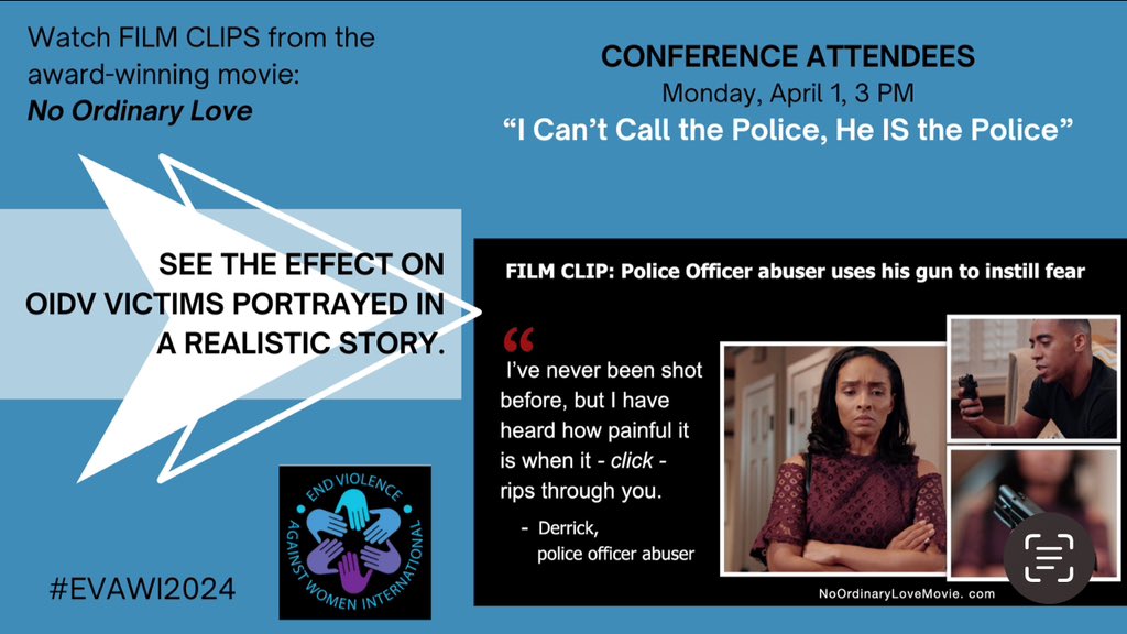 TracyRector1's tweet image. In San Diego for the #evawi2024 conference. I’ll be co-presenting w/ Mark Wynn, leading expert in #officerinvolveddomesticviolence. We need to do #oidv better. Attendees, Come join us on Monday afternoon.  #violenceagainstwomen #DomesticViolence #noordinarylovemovie