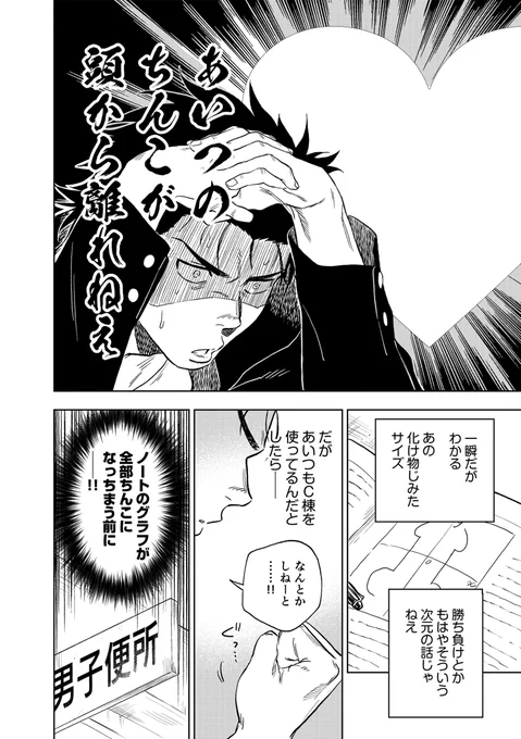 小さいのを気にするヤンキーと大きいのを気にする同級生との熱い友情(ち◯ち◯)物語

(1/9)
#創作BL大豊作まつり
#漫画が読めるハッシュタグ
#創作BL 
