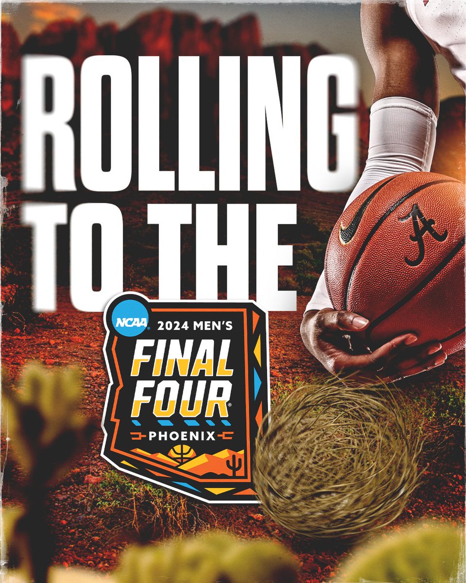 THE TIDE IS ROLLING TO THE FINAL FOUR!

#RollTide | #BlueCollarBasketball