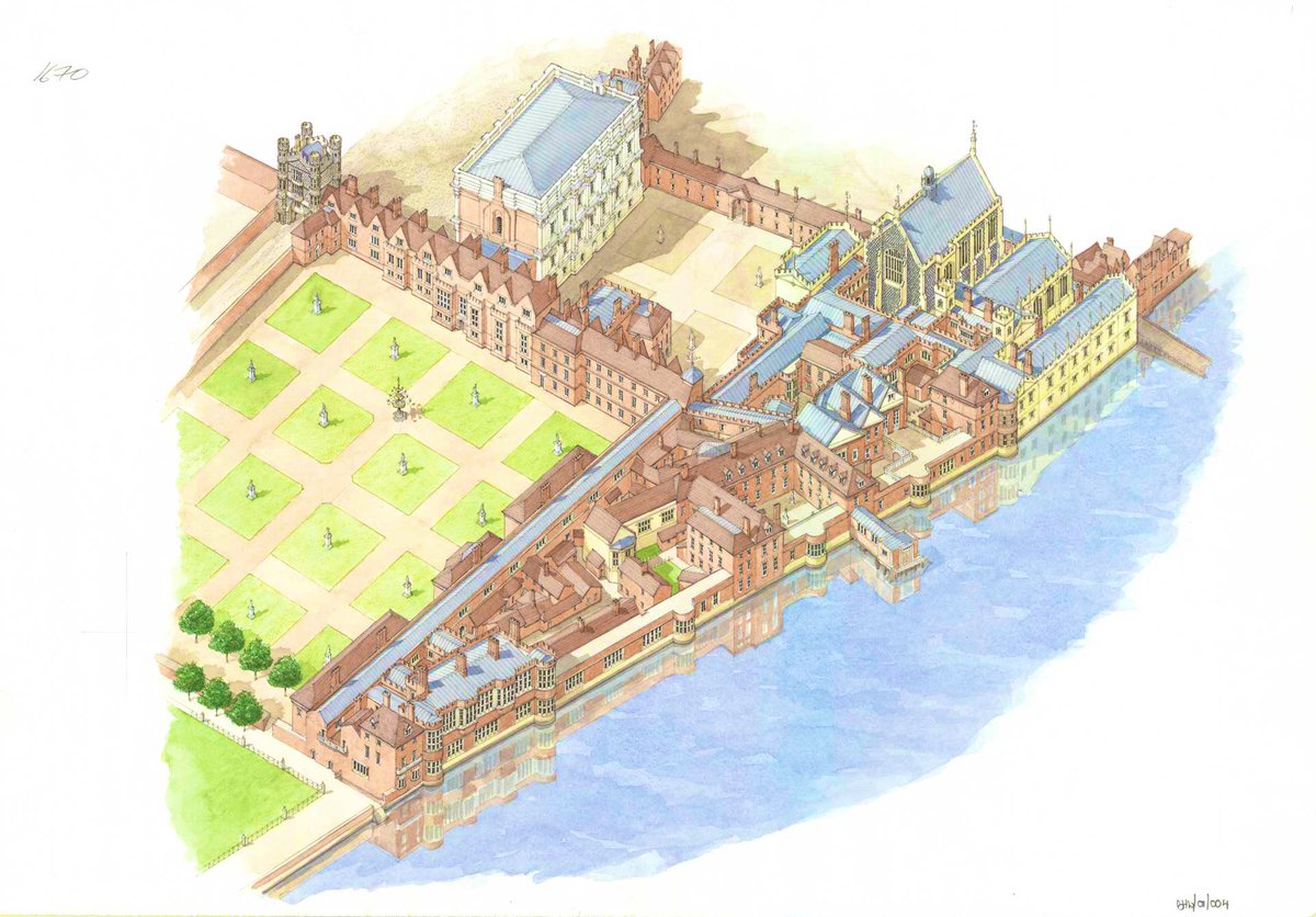 “The work done…in the Queen’s lodgings at Hampton Court, Hanworth, the #ToL & Whitehall for #AnneBoleyn exceeded anything done for the other five; Anne was almost certainly the only wife with a keen interest in architecture.” The Royal Palaces of #Tudor England, Simon Thurley