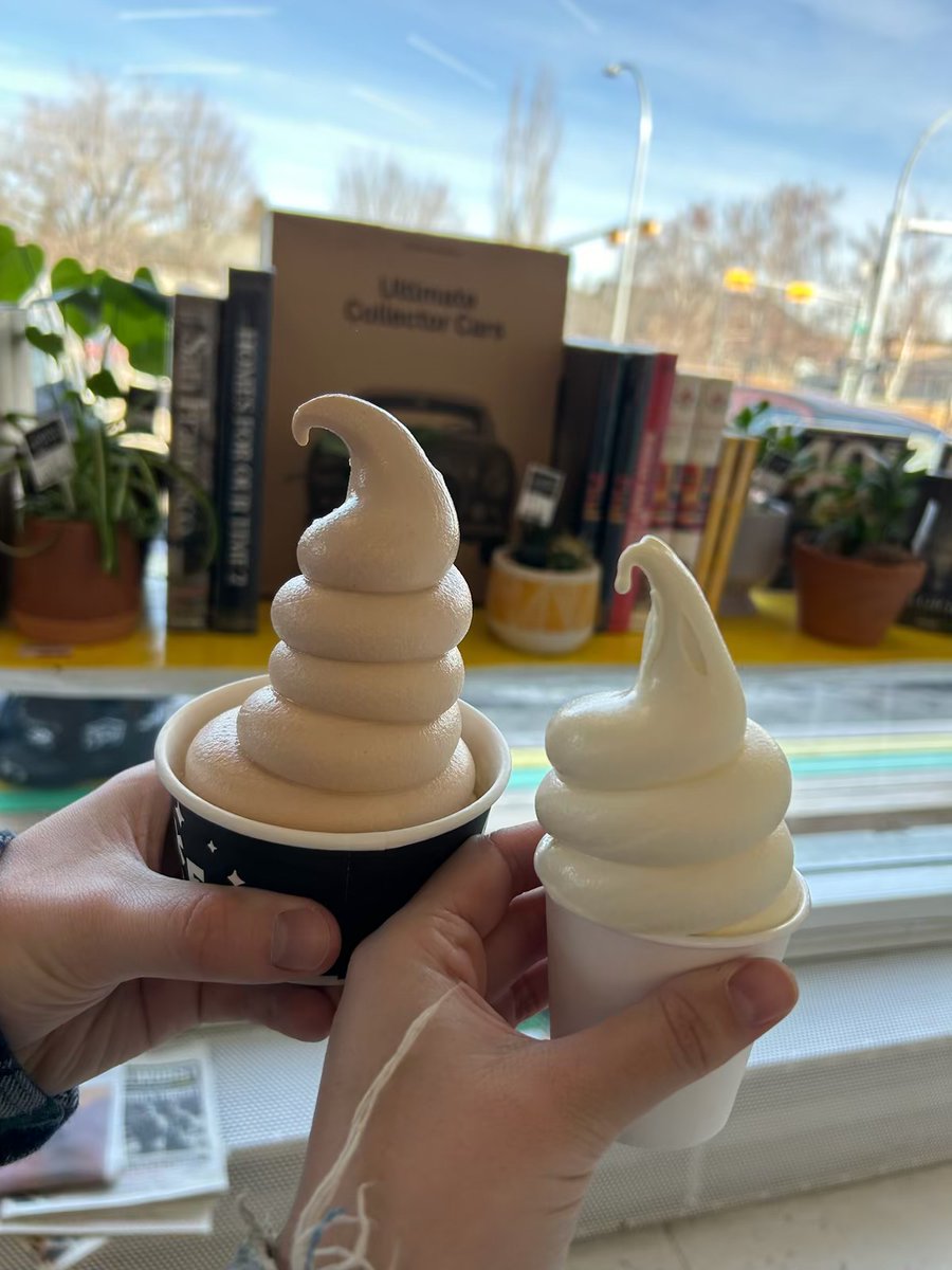 Has anyone else tried out the root beer soft serve at @LukesDrugMart ? They partnered with @annexales for the flavour, so try it out and support local businesses! -Ty #yyc #university #sweettreat #supportlocal