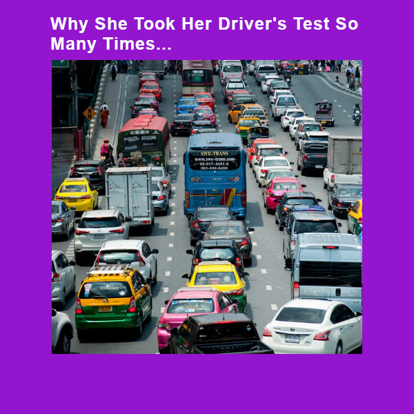 500wayscom's tweet image. Find out why a woman took her driver&apos;s test 47 times at clipcomedy.com/drivers-test (#driving, #driversTest, #drivingExam, #driversExam, #studentDriver, #examiner, #drivingInstructor, #cliptext, #clipcomedy, #comedy, #freeInformation, #crazy, #writing)