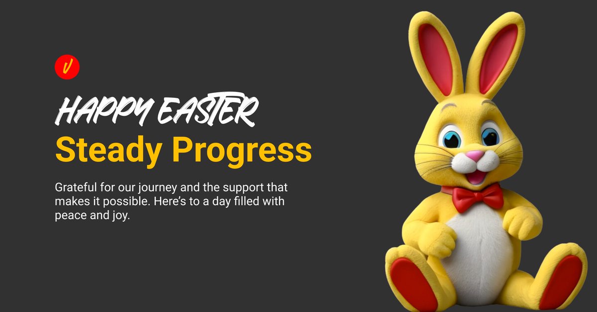 🐰 Happy Easter from Vagabond! 🐣 This Easter, we appreciate your patience and support more than ever. Together, we're building a strong foundation for a sustainable #Web3 future. Wishing you a peaceful and joyful day! #HappyEaster #SteadyProgress
