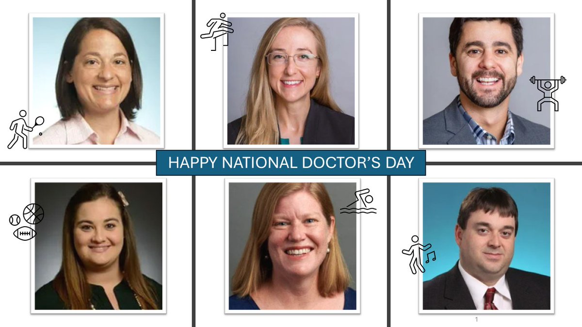 #HappyNationalDoctorsDay to our Sports Medicine Physicians. At the Division of Sports Medicine, we specialize in the growing athlete, and our goal is to help your child get back to the sport they love quickly and safely.