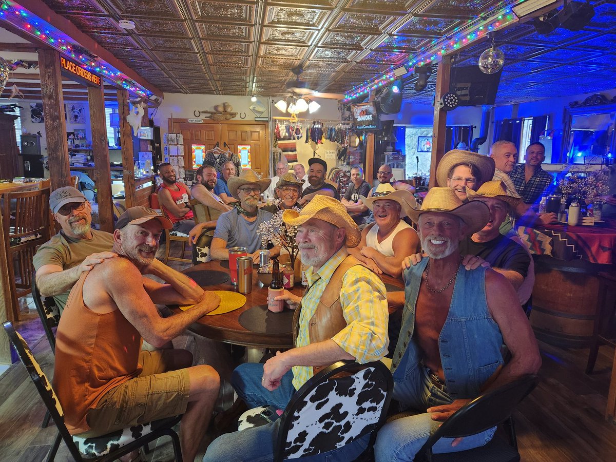Cowboy up! About 70% of this group here this weekend are authentic ranchers, working cowboys, or ranch hands. What a great group of men!