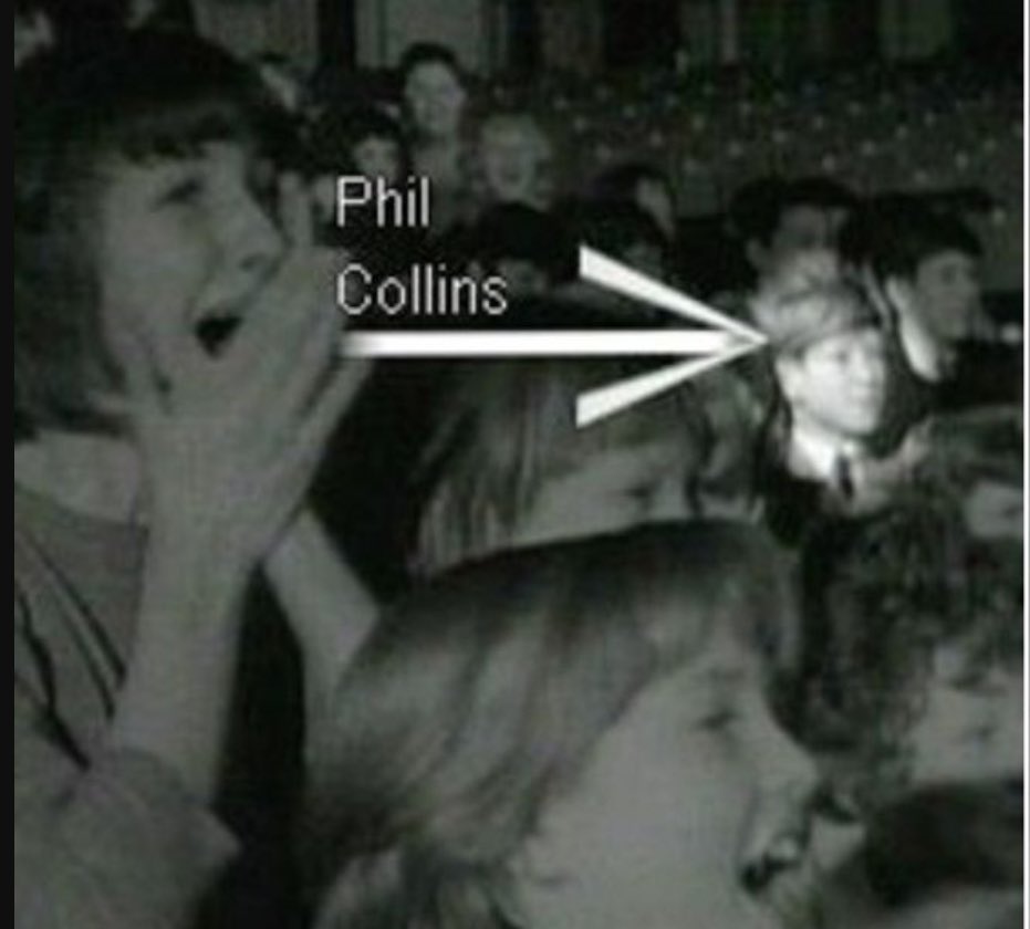 Phil Collins a forgatáson