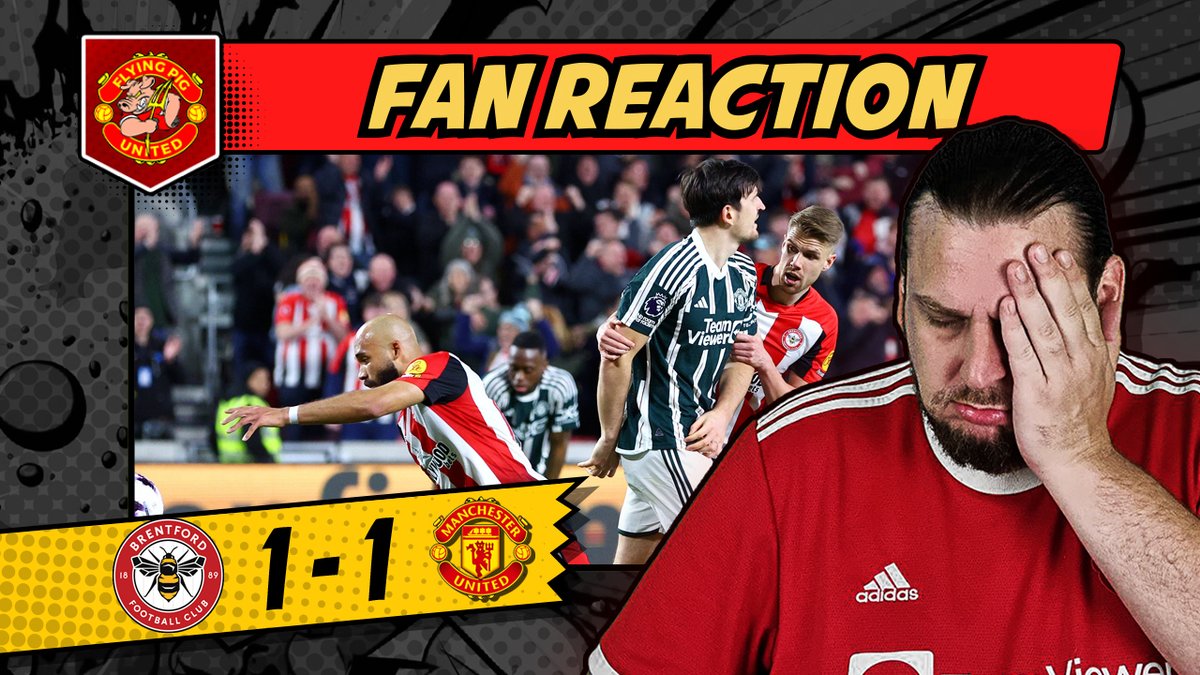 NEW REACTION VIDEO HERE youtu.be/NXTdDNLckl0?si… via @YouTube RANT Pathetic United! Brentford 1-1 Man Utd GOALS United Fan REACTION #brentford #bremun #manutd #mufc #rant