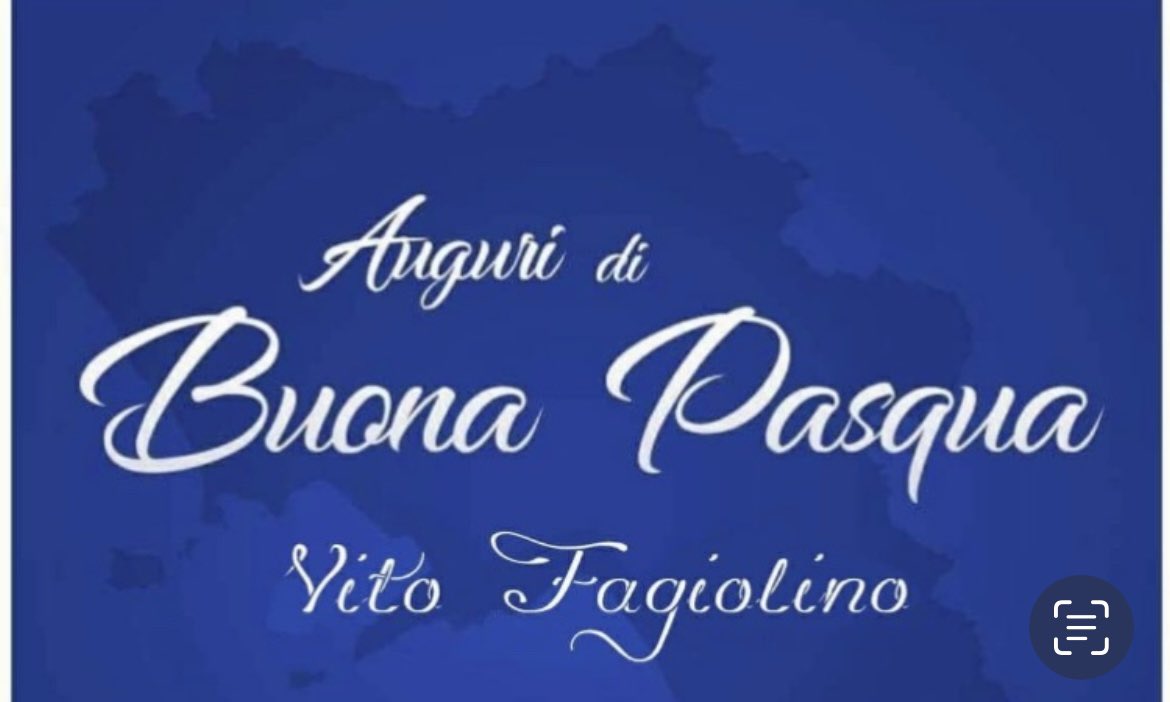 A voi tutti e alle vostre care famiglie! 

Auguri di buona Pasqua 🙏🏼🕊️

Vito Fagiolino
