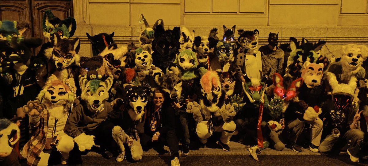Foto grupal de todos los fursuirers (o la mayoría) que fueron ayer a El Plan. Me lo pasé de lujo! Gracias a todos por venir, y a los que lo organizaron. Nunca decepcionáis ^^ <a href="/ElPlan_Madrid/">El Plan</a>

#furry #fursuit #fursuiter