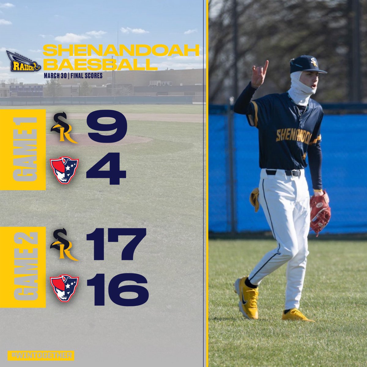 2 wins today, now 2-1. 
Game one:
@EthanLoy10 2-4 | 3RBI | 2R | 3B
<a href="/madduxdavis2_/">Maddux Davis</a> 2-2 | 2R | 2B | 4IP (W) | 1ER | 2K
Game two:
<a href="/cosenbaugh24/">Collin Osenbaugh</a> 2-4 | 2B (walk-off) | RBI | R
<a href="/ashton_renz36/">Ashton Renz</a> 2-4 | 3RBI
@EthanLoy10  <a href="/drew_fredenburg/">Drew Fredenburg</a> 4R a piece
<a href="/madduxdavis2_/">Maddux Davis</a> added 3RBI
📷 by @eabsher_