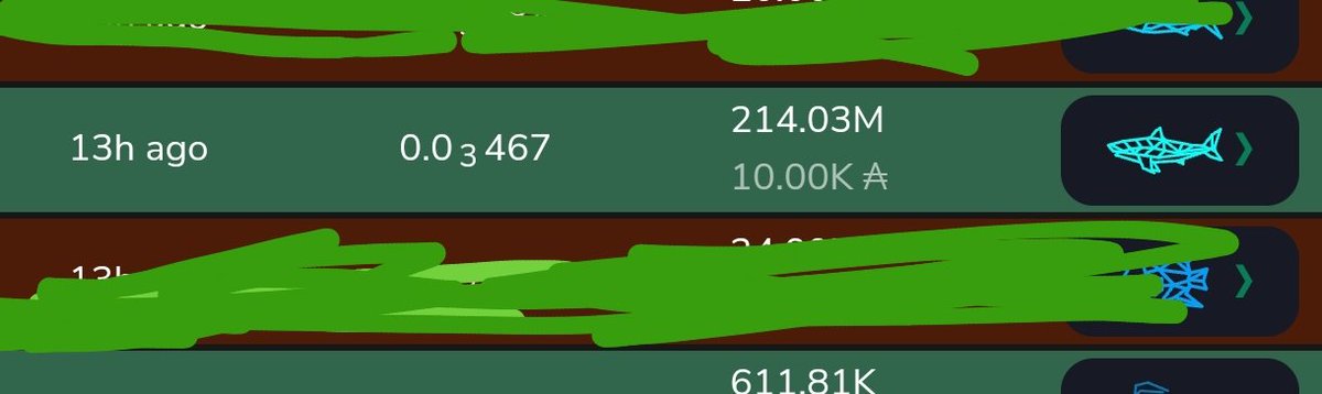 🐍 10,000 $ADA #BabySNEK buy 🐍

🍼 Someone wants to eat that 0, very-very soon 🥚🐍

📈 taptools.io/charts/token?c…

NFA! #Cardano #Memecoins