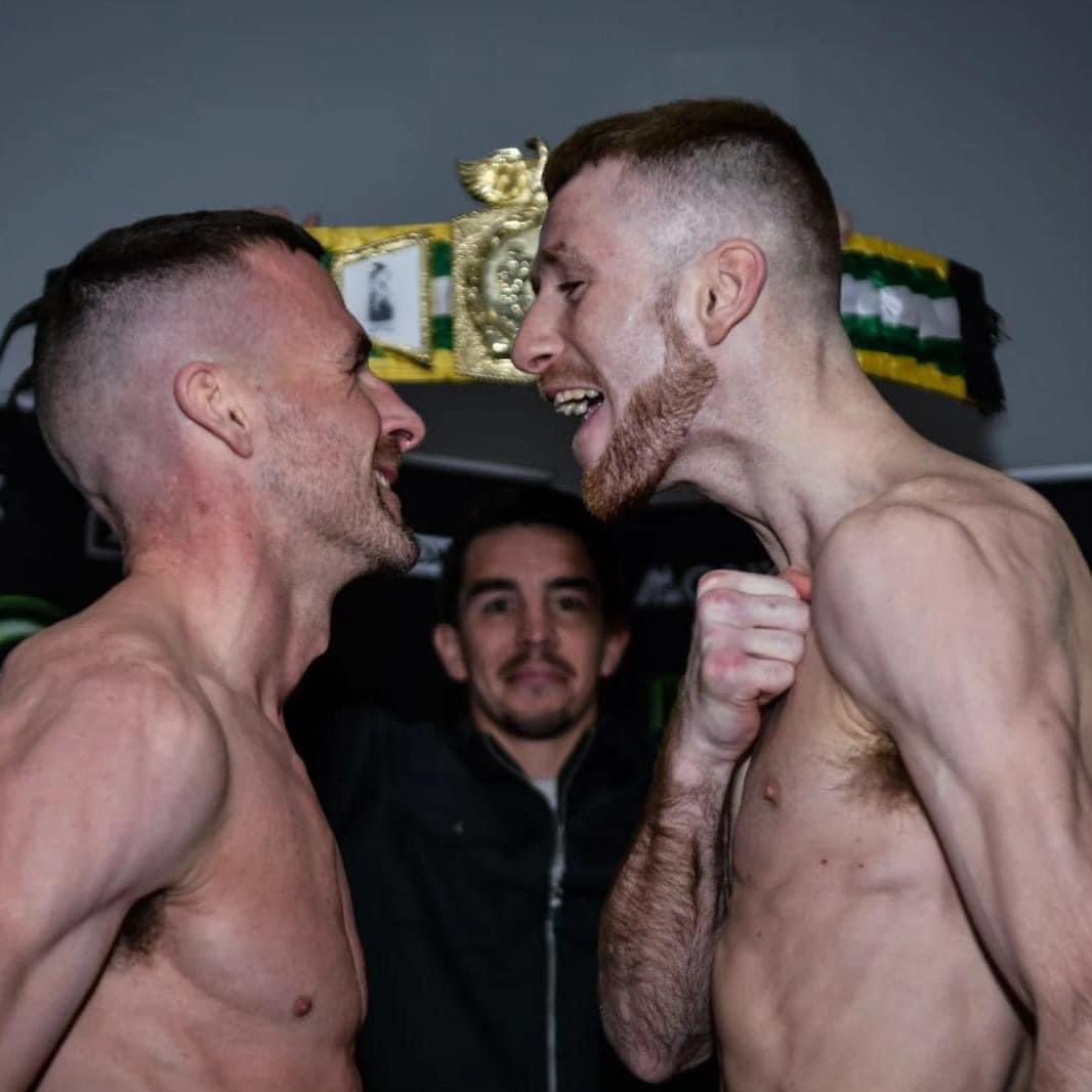 🔥 What a scrap on @ConlanBoxing card at Ulster Hall as Ruadhan Farrell edges Conor Kerr. Farrell the 78-75 points winner to take the BUI Celtic Super Bantamweight title Good job tonight @jay_quigley on comms duty @DAZNBoxing