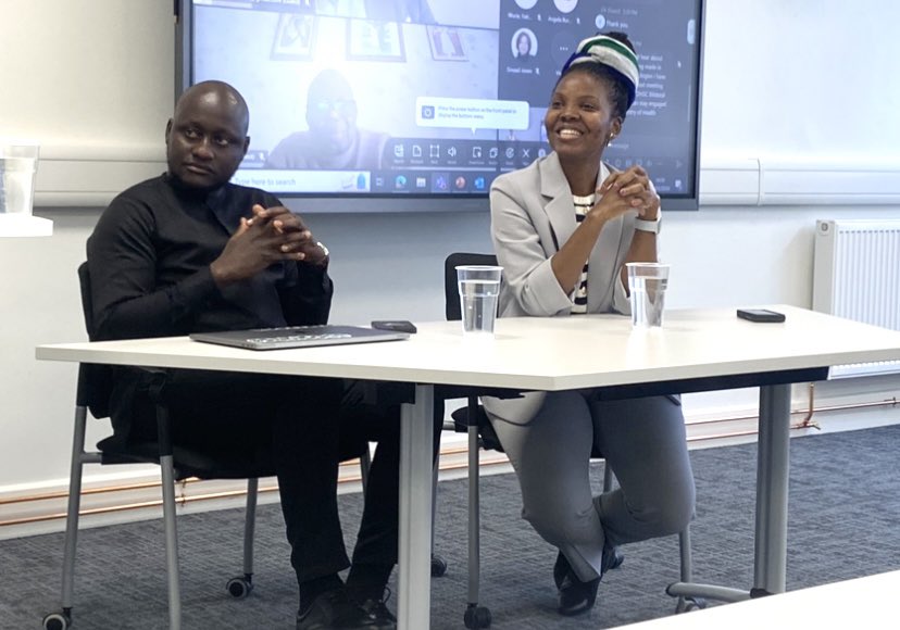 Tahir Bockarie, PhD (@tai_bock) on Twitter photo The synergy of science & innovation is unstoppable when fuelled by collaboration and shared purpose. Thanks to <a href="/QMUL/">Queen Mary University of London</a> for hosting the Sierra Leone delegation that visited this week.Lots of areas of collaboration and concrete next steps.Great speeches by <a href="/DrJalika/">Dr. Jalikatu Mustapha</a> <a href="/Tejan_Sie_Geek/">Abdul Malik Tejan~Sie 🇸🇱</a> The synergy of science & innovation is unstoppable when fuelled by collaboration and shared purpose. Thanks to <a href="/QMUL/">Queen Mary University of London</a> for hosting the Sierra Leone delegation that visited this week.Lots of areas of collaboration and concrete next steps.Great speeches by <a href="/DrJalika/">Dr. Jalikatu Mustapha</a> <a href="/Tejan_Sie_Geek/">Abdul Malik Tejan~Sie 🇸🇱</a>