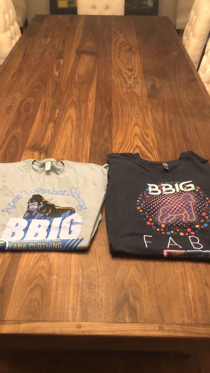 Miggycabbs's tweet image. Couple of new shirts! $BBIG #FABA