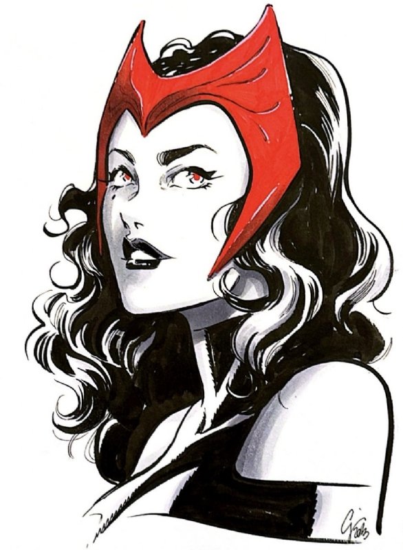 Scarlet Witch by Jacopo Camagni.