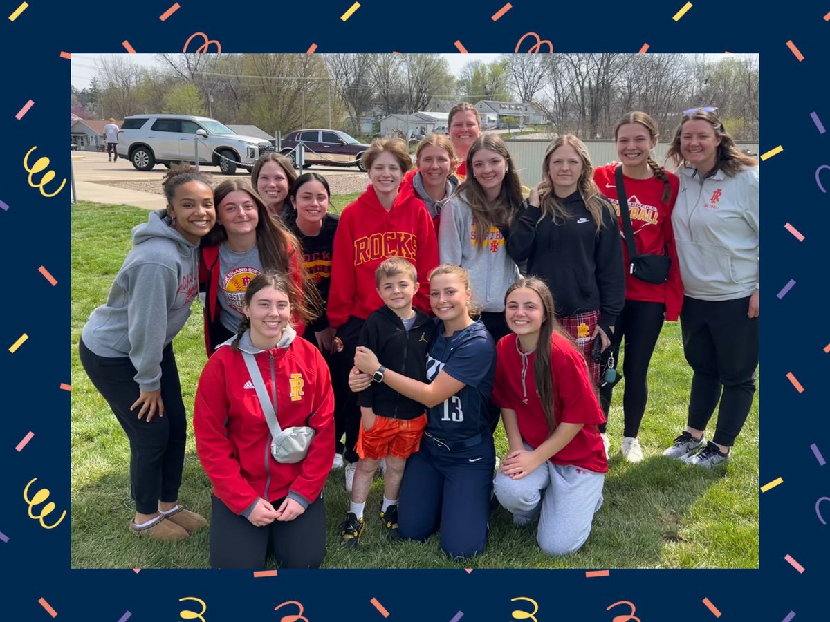 Rock Island Varsity Softball team got to go on a field trip today to see former Lady Rock @LexiCarroll2023 and her @UIS_Softball team play at Quincy University. UIS won both games of the DH! 💫 Thanks @JulieH109 for setting this up!