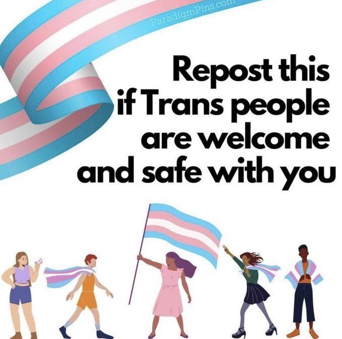 much love to all my trans homies 🏳️‍⚧️