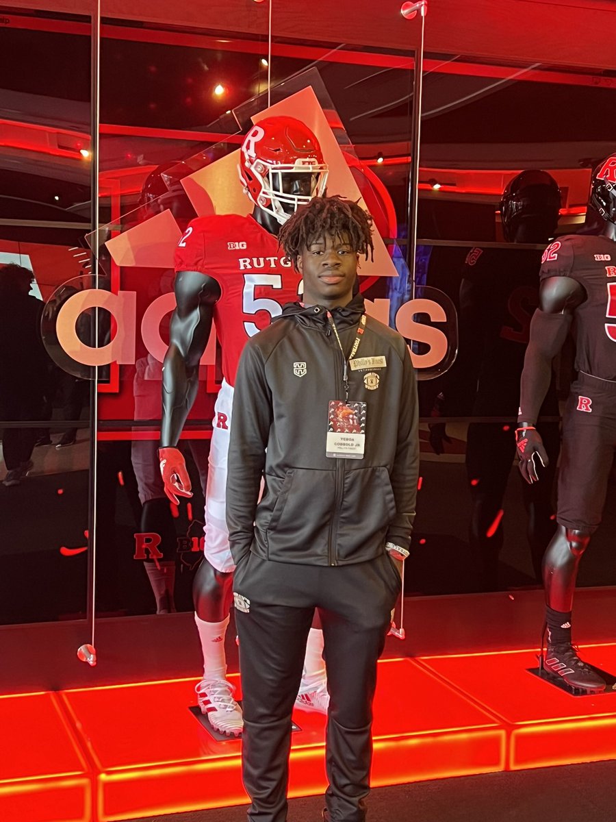 Had a great time at @RFootball Spring Practice today. @GregSchiano @CoachShaw__ @PhillysFinest7 @PFCoachTobias