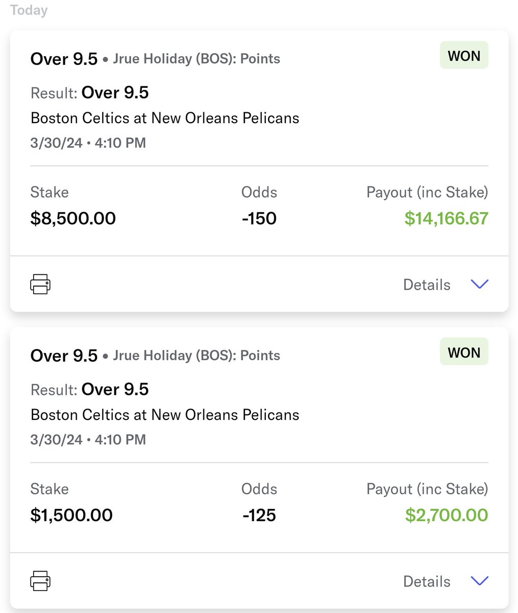 <a href="/DanGambleAI/">Dan’s AI Sports Picks</a> Thanks Dan!
"In Dan We Trust"
Had to spread it around on the books.