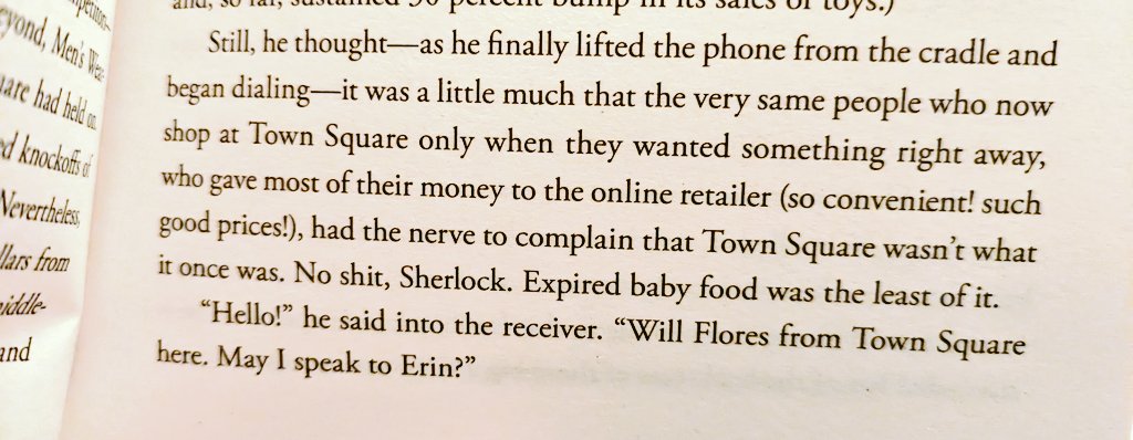 there's a chapter in Help Wanted by @adellewaldman that explains how amazon killed bricks and mortar stores so well that i want to print the entire thing off in A2 and frame it behind the counter at work 👏🏻