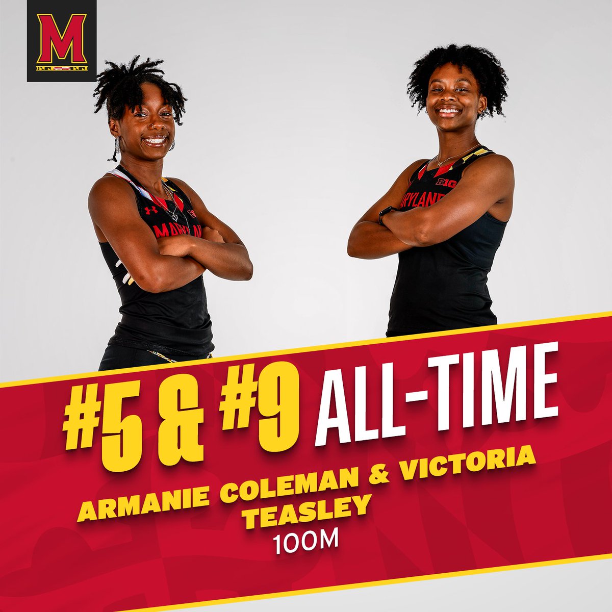 A great weekend in Gainesville! Shoutout to Eric, Armanie, and Victoria for their all-time marks today! #KeepUp 

Read more here ➡️: go.umd.edu/3VEDL6k