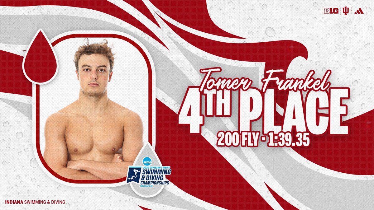 Top-five finishes in the 100 & 200 fly. Career-best finish for Tomer!