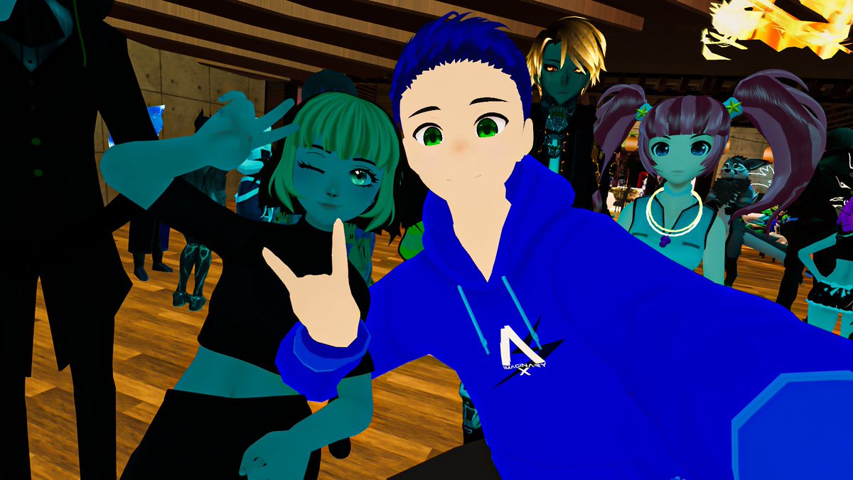 ImaginaryXYT's tweet photo. Had an absolute BLAST at #TheVirtualRealityShow celebrity event last night! Literally the best time I've ever spent in #VRChat... ๐ฅน
Thank you @PHIA_bunny and to your whole team for executing this phenomenal event. โก๏ธ
Couldn't be more grateful for all the support as well! ๐ https://t.co/xNdpz5GnD0