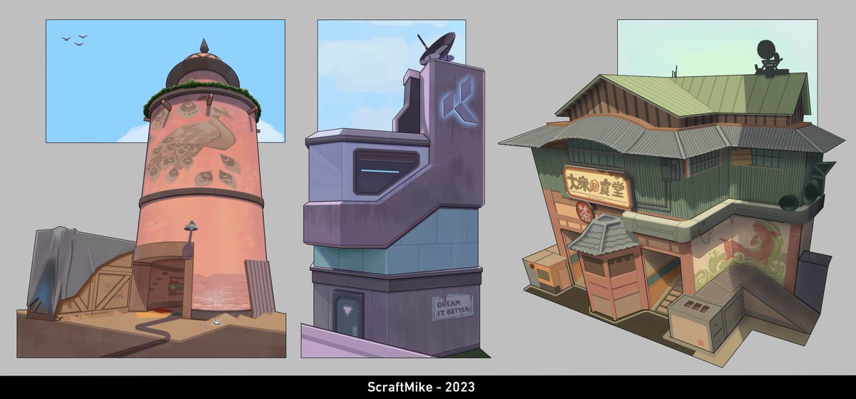 ScraftMike's tweet photo. oh my god??? who made this VALORANT map art, they are so cool?? 😳 does anyone know? https://t.co/6V2hxGLos1