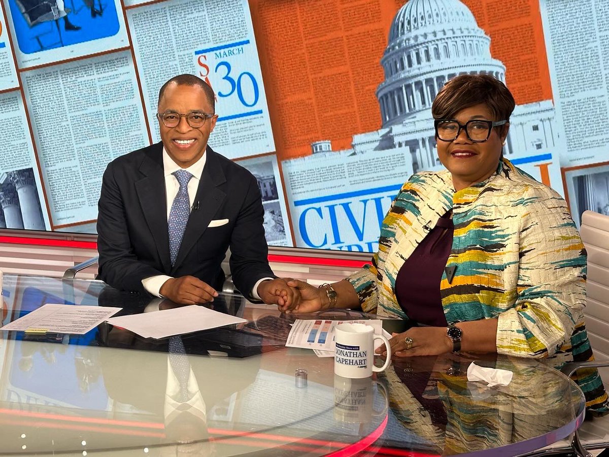 President Melanie Campbell on “The Saturday Show w/ Jonathan Capehardt” on MSNBC discussing BWR/Essence “Power of The Sister Vote Poll” and the 2024 Presidential election. #MSNBC #TheSaturdayShow #MelanieCampbell #ncbcp