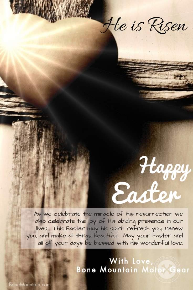 #happyeaster #resurrectionday #heisrisen #blessed #bonemountainmotorgear
