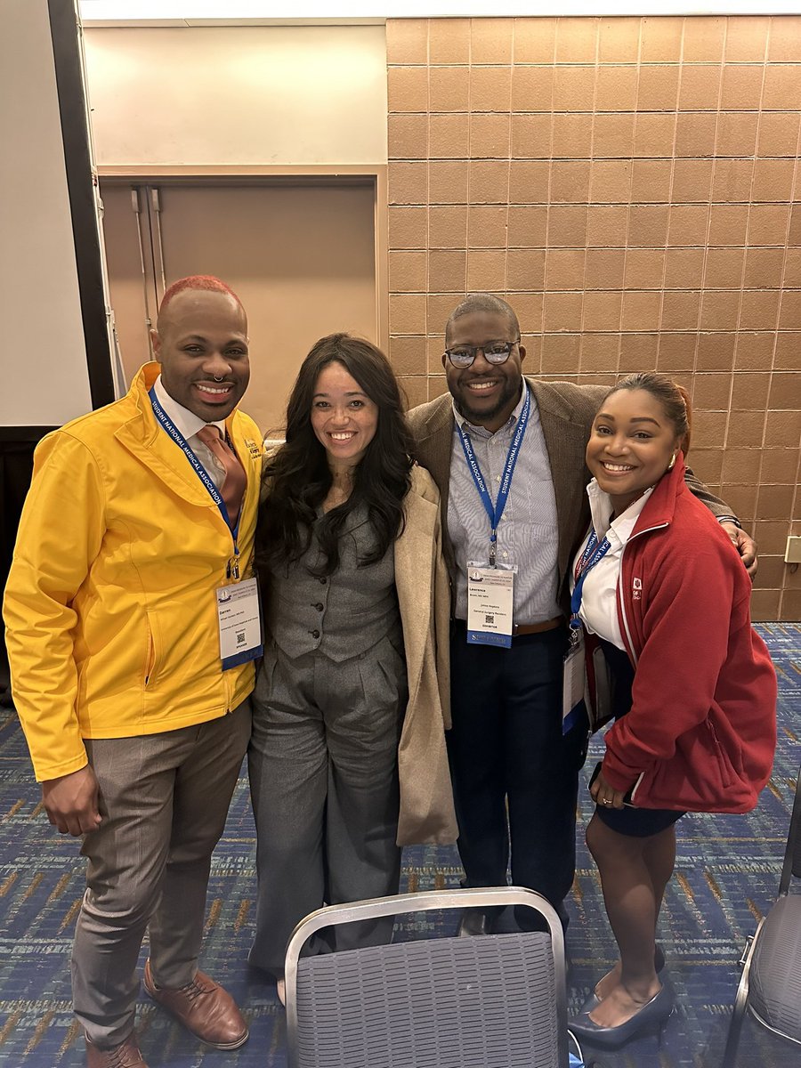 Had a great time sharing insights about general surgery with students at #AMEC2024. It was even better to do it with friends training across the country! @ErinAlyseAdams @DrJasmine_MD @mdphdarren @SNMA @hopkinssurgery @UTSW_Surgery @IU_Surgery @UIowa_Surgery