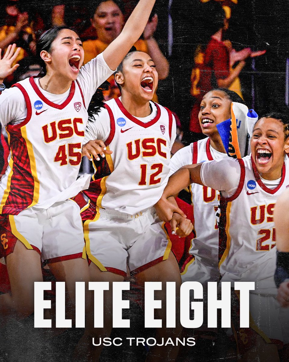 USC ADVANCES TO THE NCAA WOMEN'S ELITE EIGHT FOR THE FIRST TIME IN 30 YEARS 🔥