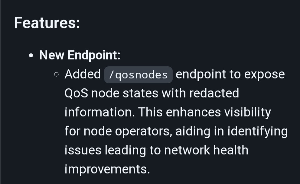 ⚡️NON-STOP NODIES AT IT AGAIN! The @nodies_infra team has rolled out an upgrade for the Gateway Server, introducing fresh features! One dope feature is the brand-new endpoint API, enabling Gateway operators to share QoS data with node operators. A much-requested addition! The