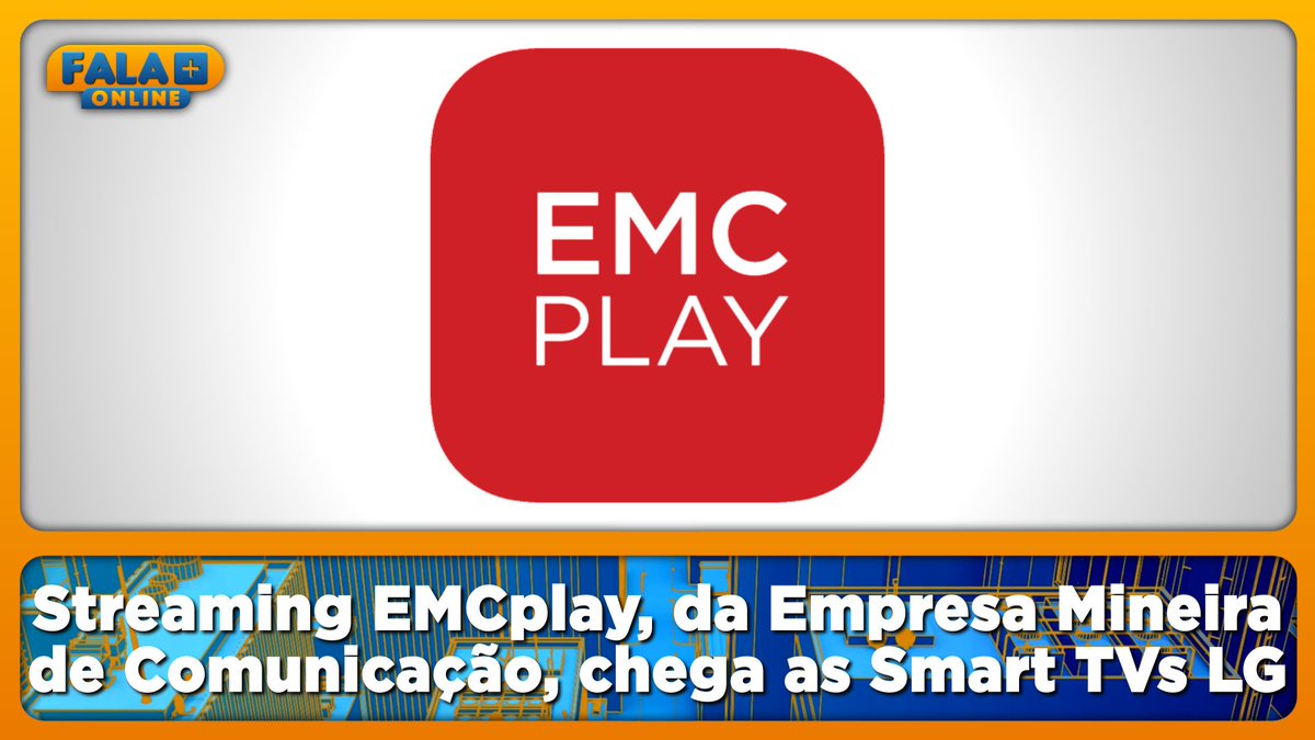 falamaisonline's tweet photo. Streaming EMCplay, da Empresa Mineira de Comunicação, chega as Smart TVs LG.
https://t.co/85UDVIj2k2
#EMCplay #RedeMinas #EMC #FalaMaisOnline https://t.co/11xJytyliE