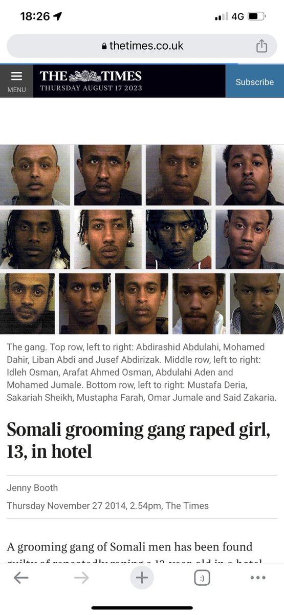I don’t make the stories, mostly because you couldn’t make this shit up!

One Somali Rapist for every year of her life, she’s 13, just 13 years old

The dirty foreign Somali Rapists

We’re not Racists
They’re Rapists 

Deport them all